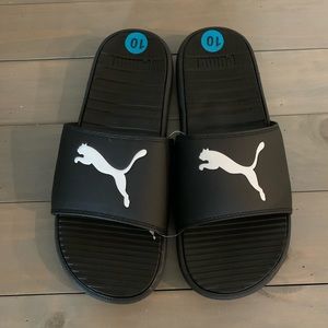 PUMA men sandals size 10 black
